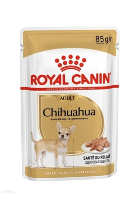 ROYAL CANIN Chihuahua Adult 12x85g mitrā barība - pastēte, pieaugušiem čivavu šķirnes suņiem