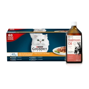 Purina Gourmet Perle Mini Filets in sauce Kaķu barība 60x85g