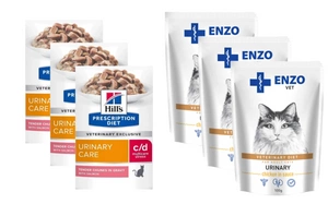 HILL'S PD Prescription Diet Feline c/d Urinary Stress Salmon 85g maisiņš